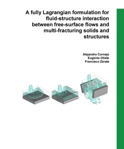 M192-A fully Lagrangian formulation for fluid-structure interaction between free-surface flows and multi-fracturing solids and structures